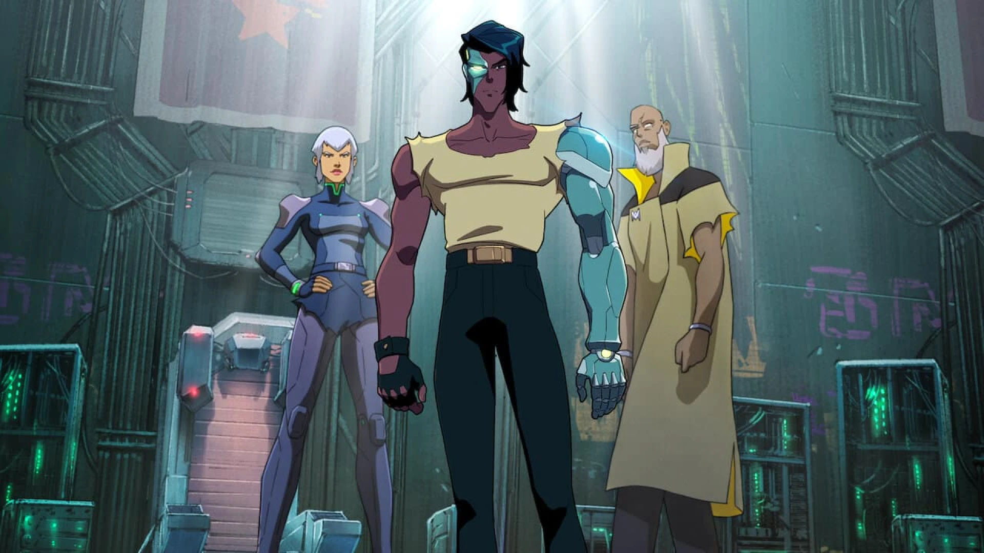 دانلود انیمیشن سریالی Captain Laserhawk: A Blood Dragon Remix