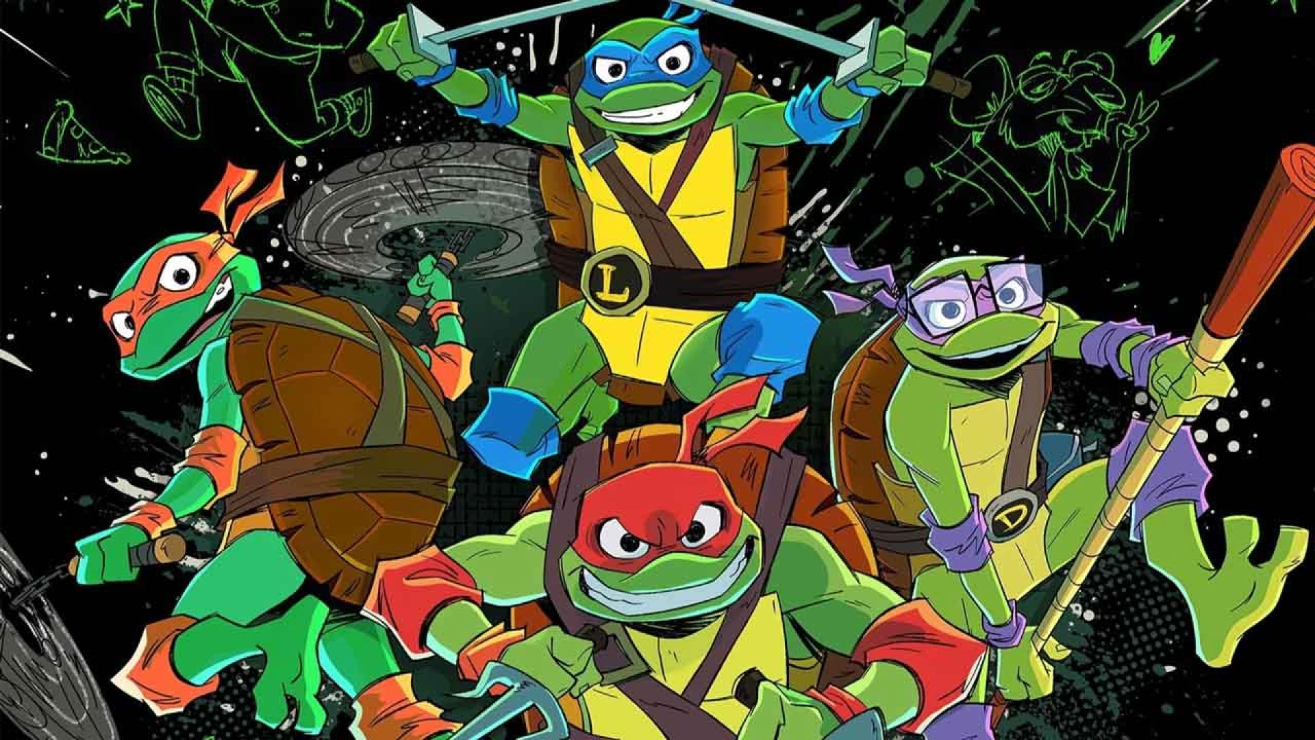 دانلود انیمیشن سریالی Tales of the Teenage Mutant Ninja Turtles